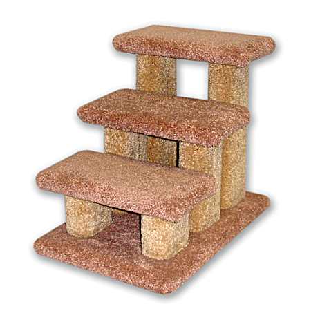 3 Steps Carpeted Pet Stairs - Assorted