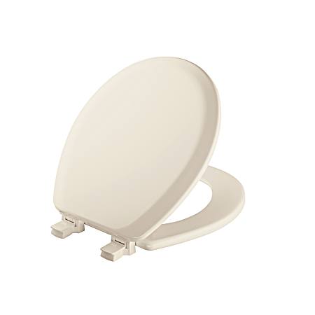 Round Molded Wood Toilet Seat - Biscuit
