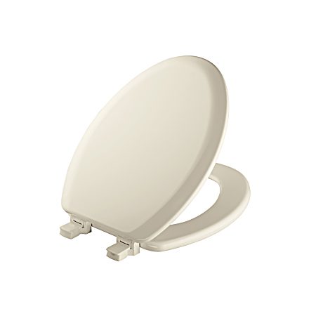 Elongated Molded Wood Toilet Seat - Biscuit