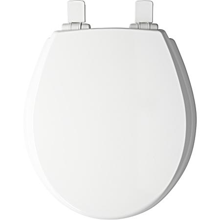 White Round Whisper Close Toilet Seat