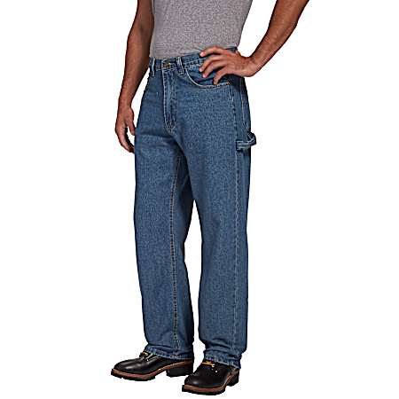 Men's Blue Denim Carpenter Jeans
