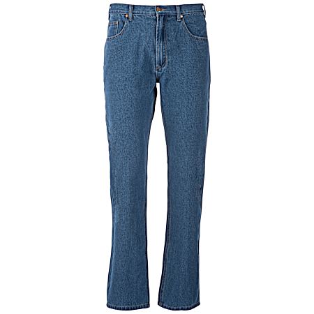 Men's Stonewash Regular Fit Denim Jeans