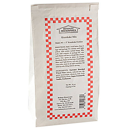 16 oz Krumkake Cookie Mix