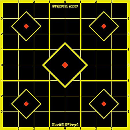 Shoot-N-C 8 in Bull's-Eye Target - 6 Pk