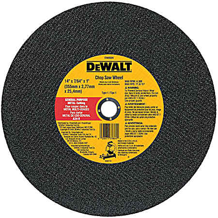 14 In. General Purpose Cutting Wheel