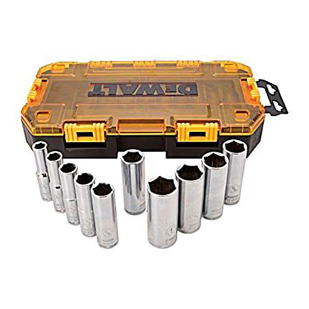 1/2 in. Drive Deep Socket Set - 10 Pc.