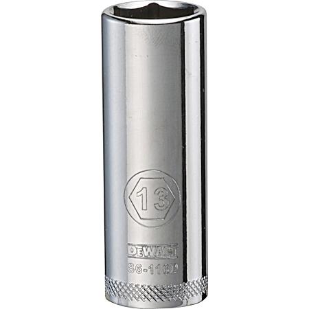 Metric 6 Point 1/4 in Drive Deep Socket