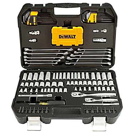 142 Pc SAE & Metric Mechanic's Tool Set