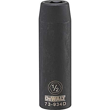6-Point 1/2 in. Drive Deep Impact Socket 1/2 in. SAE