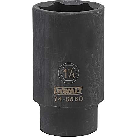 6-Point 1/2 in. Drive Deep Impact Socket 1 1/4 in. SAE