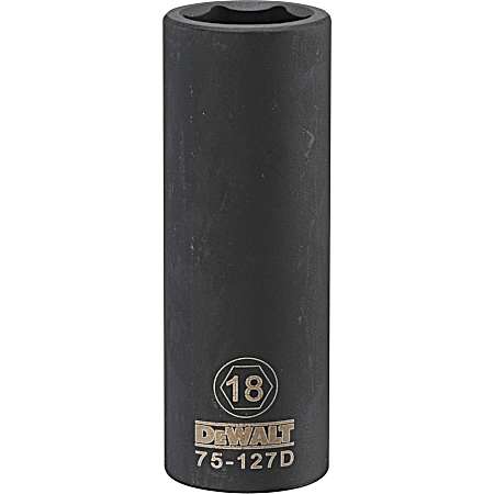 6-Point 1/2 in Drive Deep Impact Socket - MM