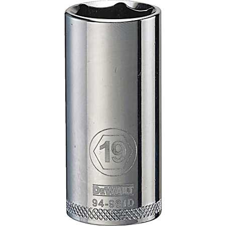 6-Point 3/8 in Metric Drive Deep Socket