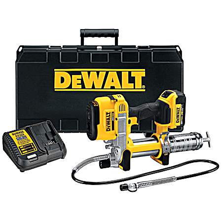 20V MAX Cordless 10,000 PSI Variable Speed Grease Gun Kit W/ Battery