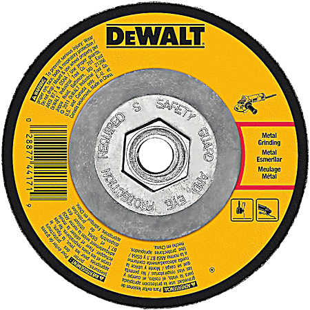4-1/2 x 1/8 x 5/8 In.-11 Metal Grinding Wheel