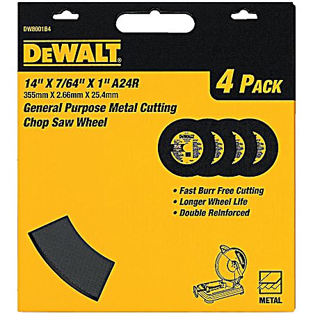 14 x 7/64 x 7/64 x 1 In. GP Chop Saw Wheel