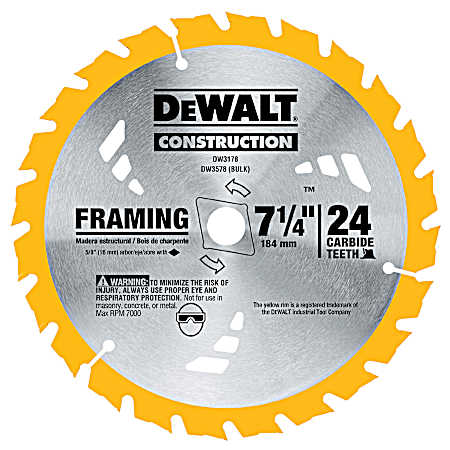 7-1/4 in 24T Framing Saw Blades