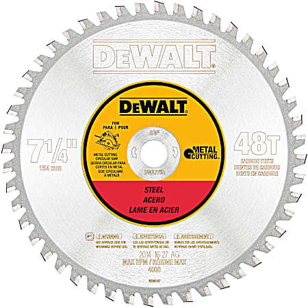 7-1/4 In. 48T Ferrous Metal Saw Blade