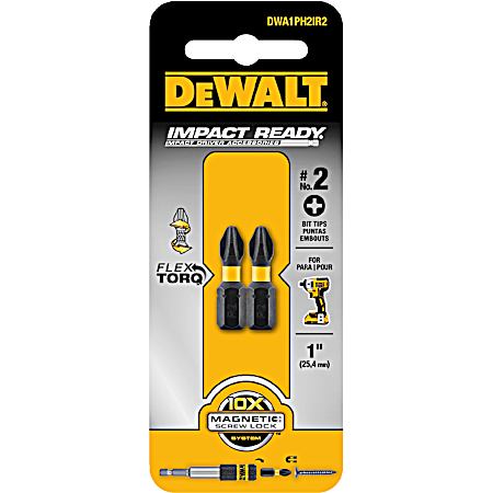 1 in Phillips #2 Impact Ready Bit Tips
