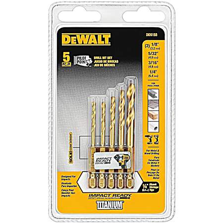 Titanium Impact Ready Drill Bit Set