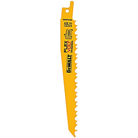 FlexVolt 6 In. Wood Reciprocating Blade - 5 Pack