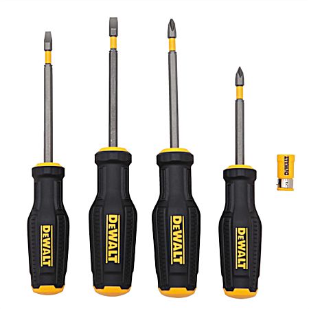 Max Fit 4 Pc Assorted Screwdriver Set