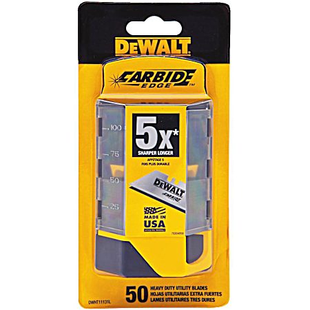 Carbide Utility Blades - 50 Pk