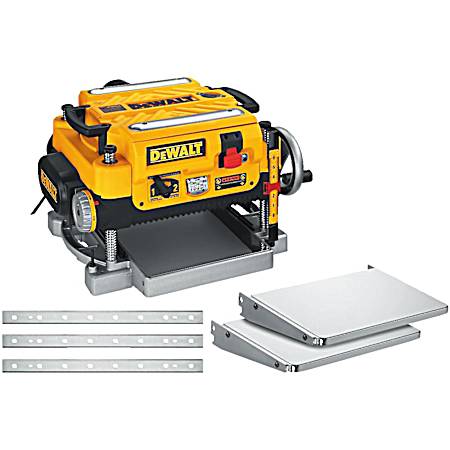 13 in Three Knife, Two Speed Thickness Planer
