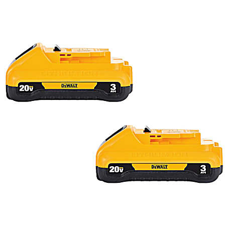 20V MAX 3.0 Ah Lithium-Ion Battery Pack - 2 pk
