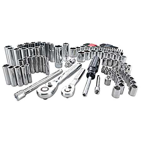 1/4 in & 3/8 in Drive Mechanics Tool Set - 105 Pc