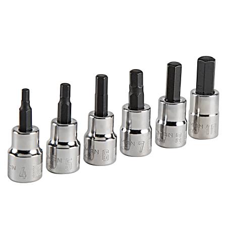 Metric Hex Bit Socket - 6 Pc