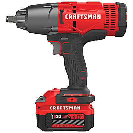V20 Cordless 1/2 in Impact Wrench Kit