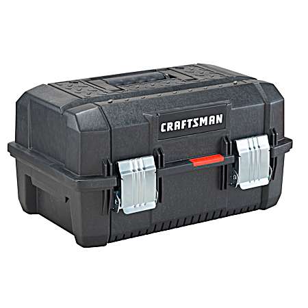 18 in Black Cantilever Tool Box