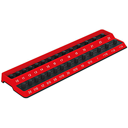 1/2 in Drive SAE/Metric Plastic Socket Holder Tray