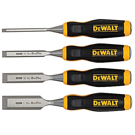 4 Pc Wood Chisel Set