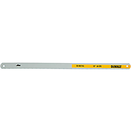10 in 24-TPI Bi-metal Hacksaw Blades - 2 Pk