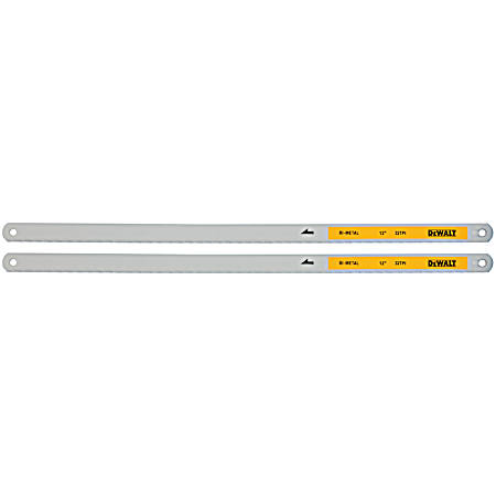 12 in 32-TPI  Bi-metal Hacksaw Blades - 2 Pk