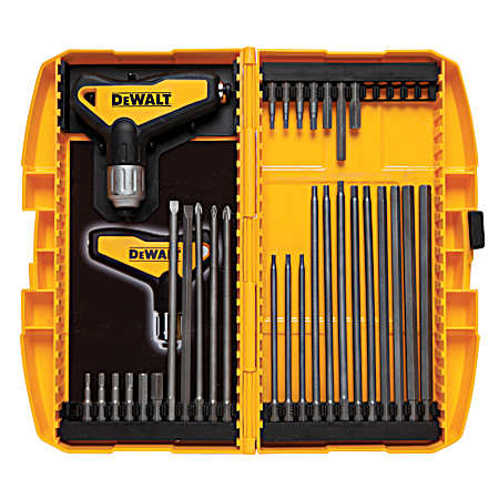 31 pc Ratcheting T-Handle Hex Key Set