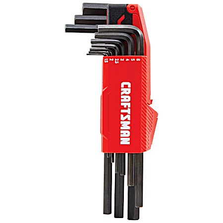 SAE L to T Hex Key Set - 10 Pc