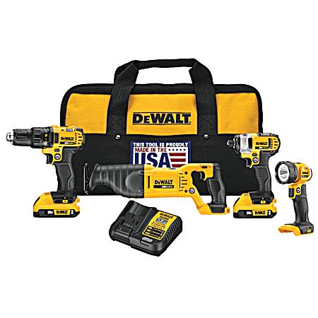 20V MAX 4-Tool Combo Kit - 2.0AH