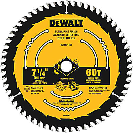 7-1/4 in Wood Cutting Circular Saw Blade