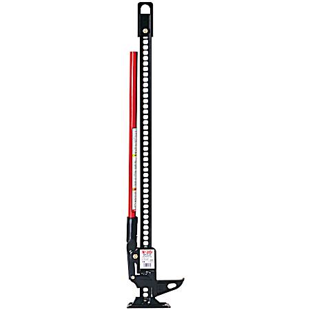 48 in Red & Black Cast/Steel Jack
