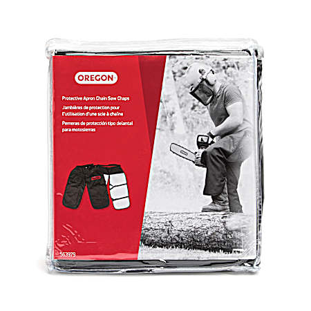 Black Protective Apron Chain Saw Chaps