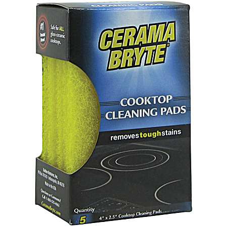 Cooktop Cleaning Pads - 5 Pk