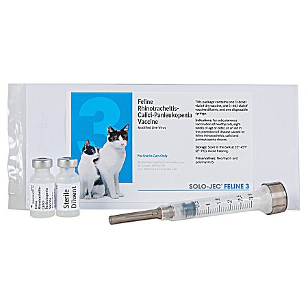 Solo-Jec Feline 3 Vaccine w/ Syringe - 1 Dose