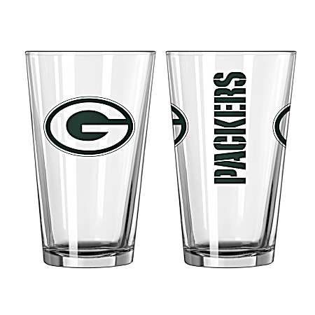 Green Bay Packers 16 oz. Game Day Pint Glass