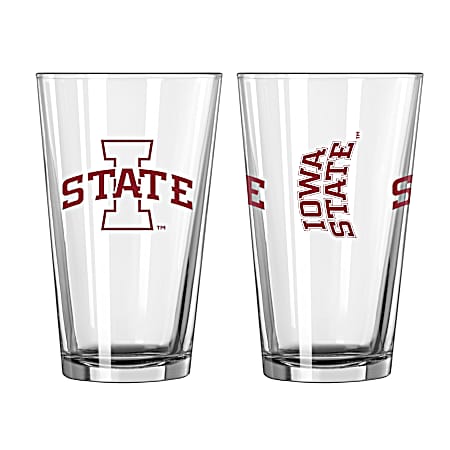 Iowa State Cyclones 16 Oz Game Day Pint Glass