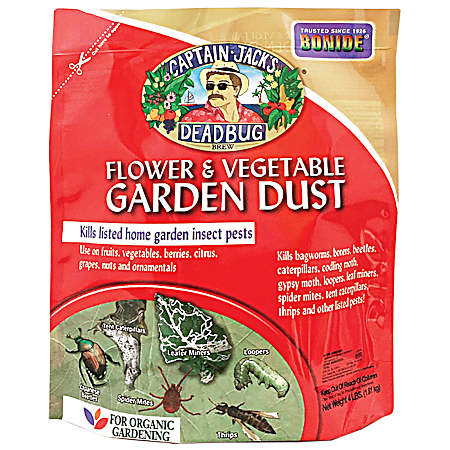 Captain Jack's Dead Bug Brew 4 lb Garden Dust Insect Killer