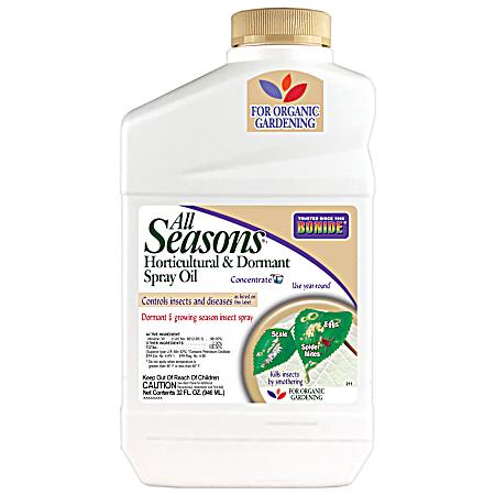 All Seasons 32 oz Liquid Concentrate Horticultural & Dormant Oil Spray Insect Control