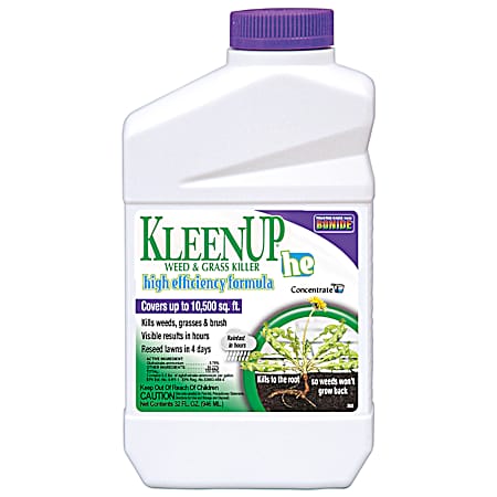 KleenUP he High Efficiency Weed & Grass Killer Concentrate