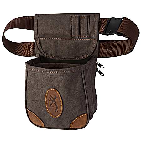 Flint Lona Canvas Leather Shell Pouch